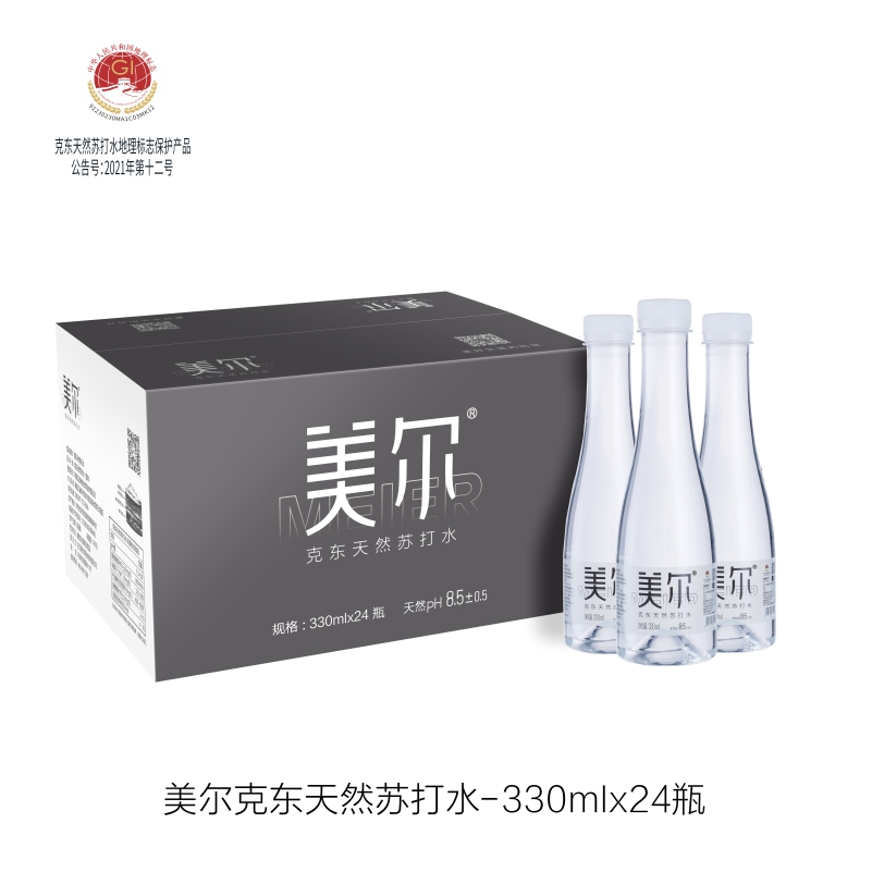 美尔克东天然苏打水（ 330ml*24瓶）